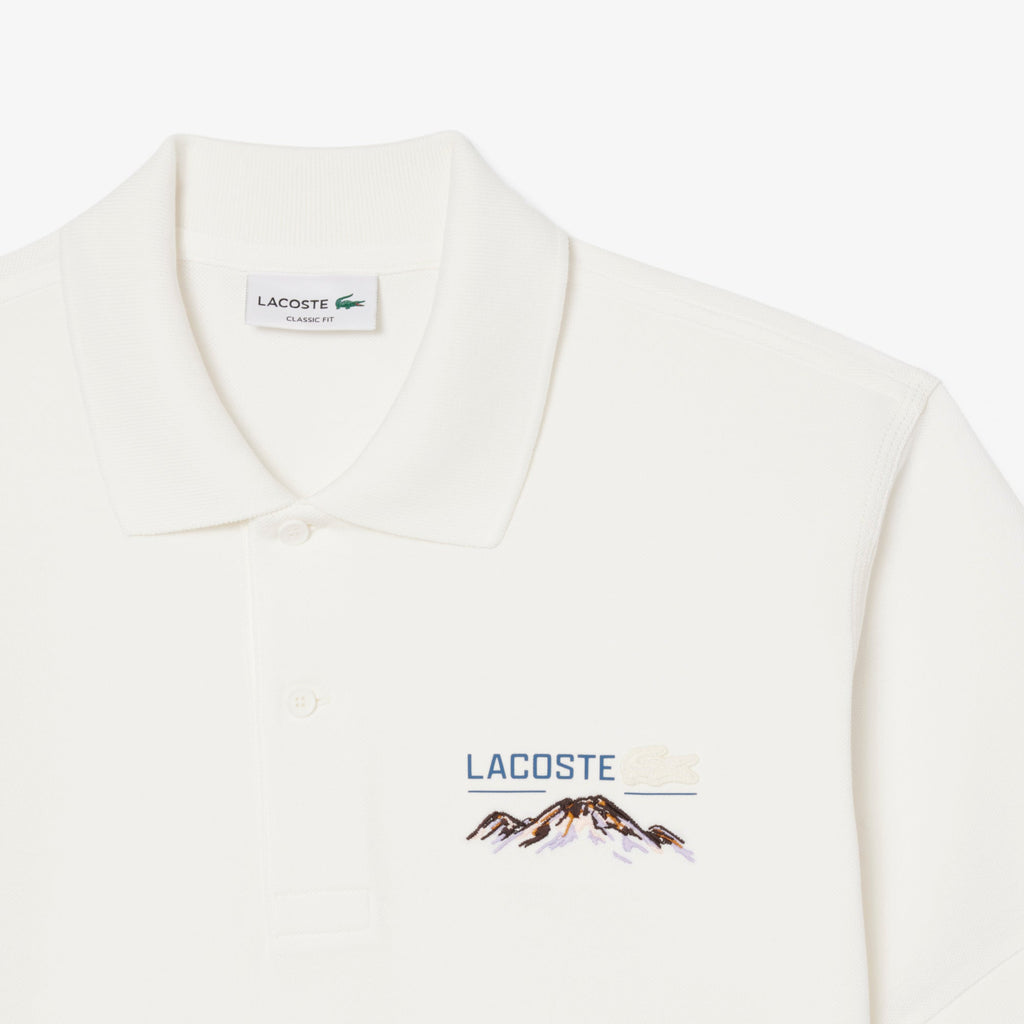 Lacoste Classic Fit Embroidered Motif Piqué Polo Shirt - view 6