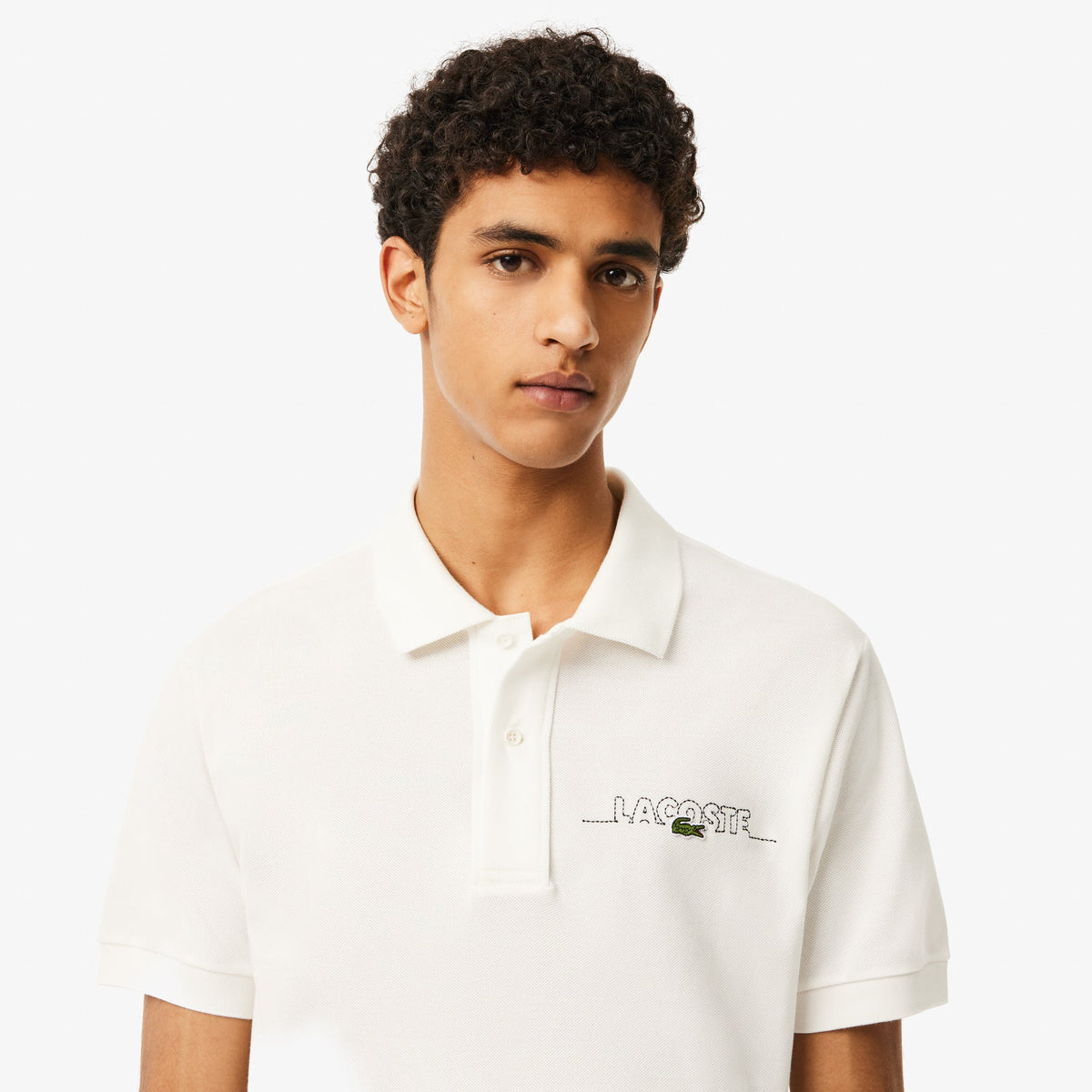 Original L.12.12 Lacoste wording French Made Polo Shirt Shirt - view 3