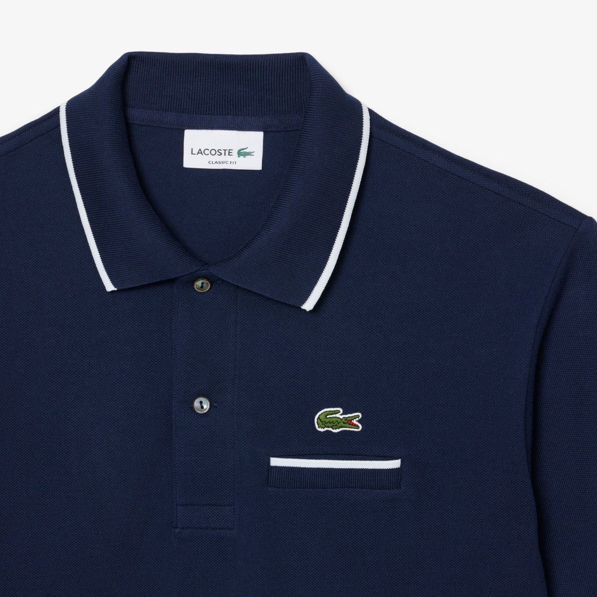 Lacoste Classic Fit Pocket Accent L.12.12 Polo Shirt - view 2