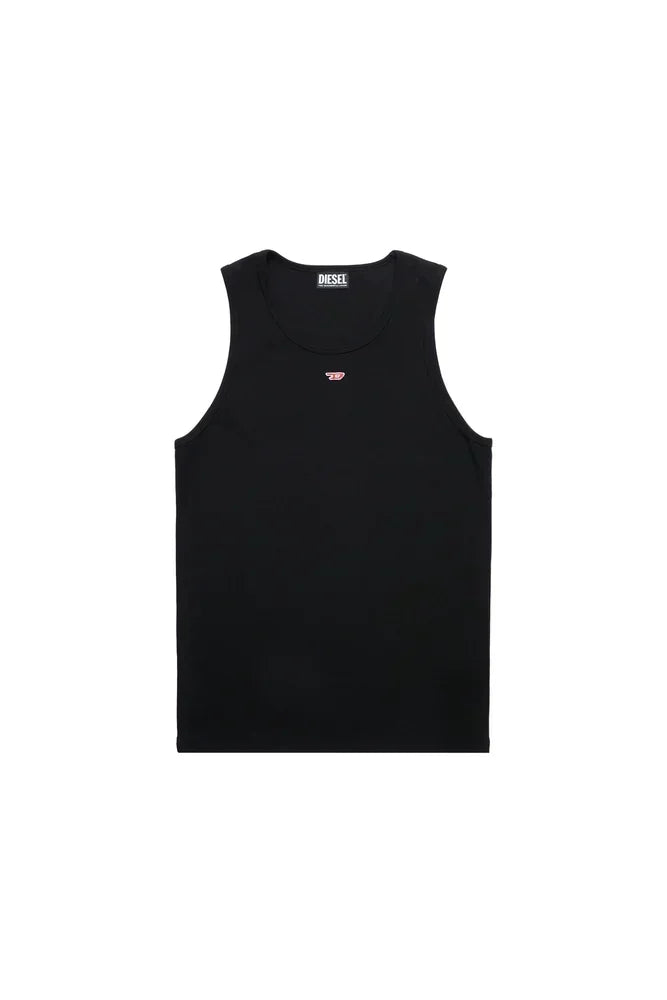 Tank top with mini D logo patch