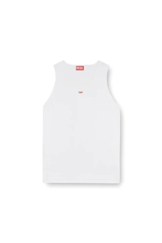 Tank top with mini D logo patch
