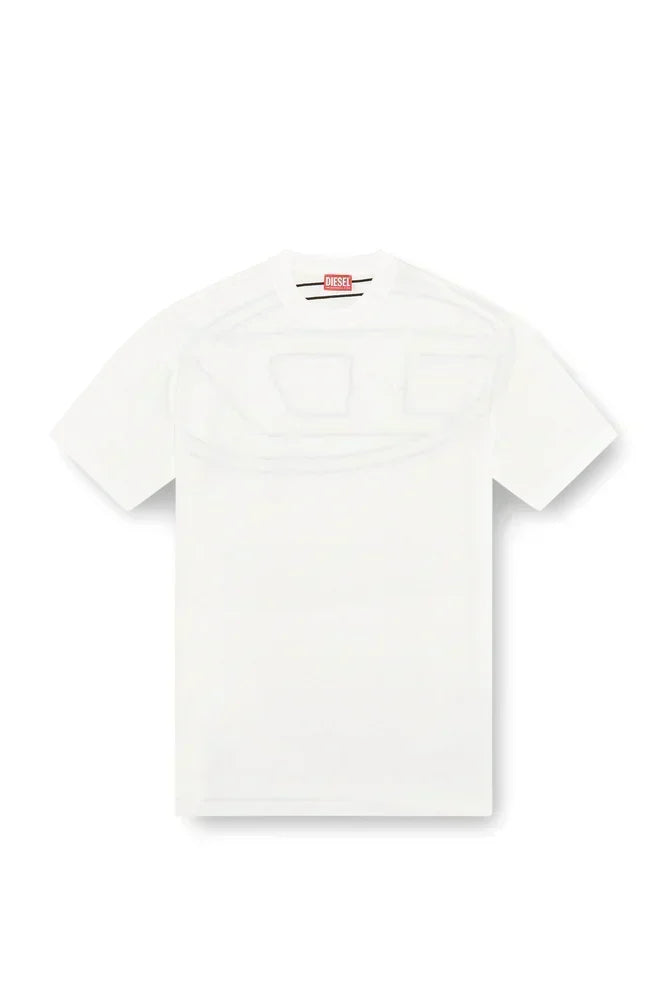 T-shirt with maxi oval D embroidery