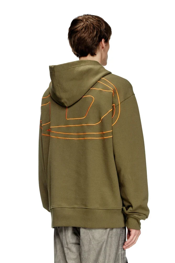 Diesel Hoodie with logo embroidery - view 2