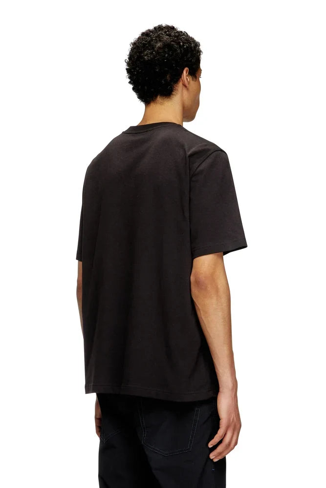 Diesel T-shirt with embossed Oval D - view 2