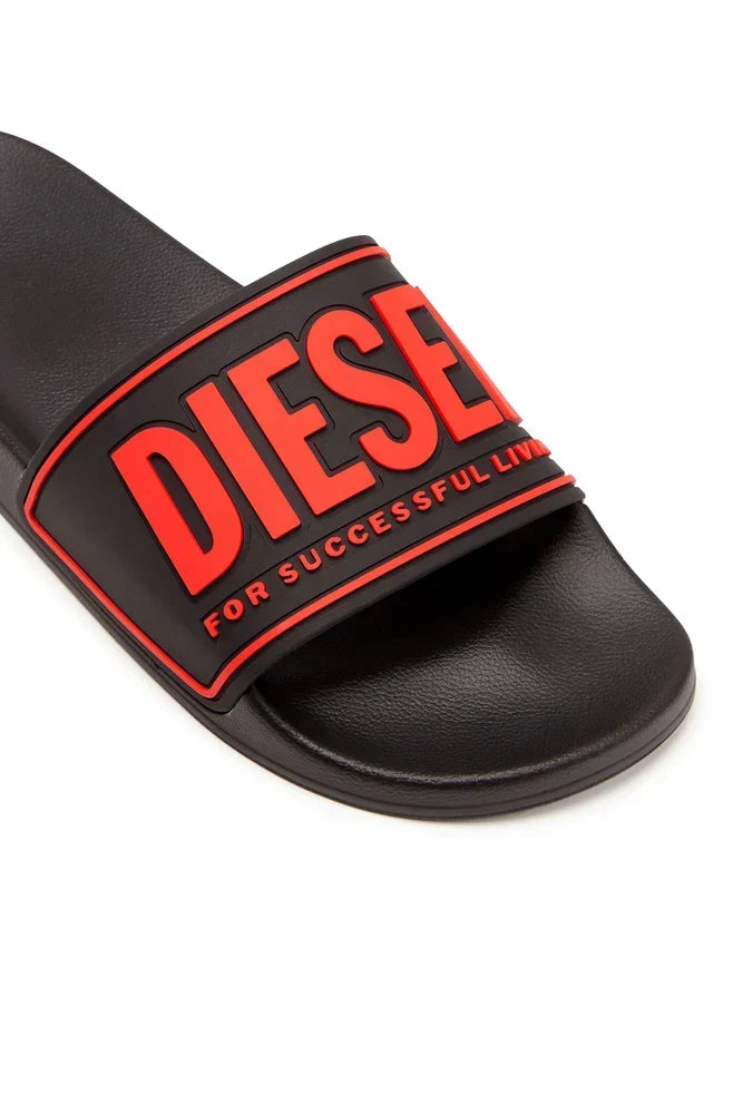 Diesel Sa-Mayemi-Pool slides with 3D logo - view 6