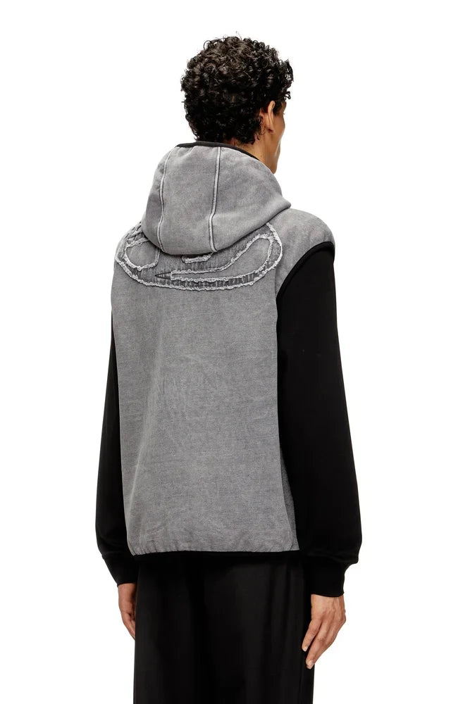 Diesel Sleeveless zip-up hoodie - view 2