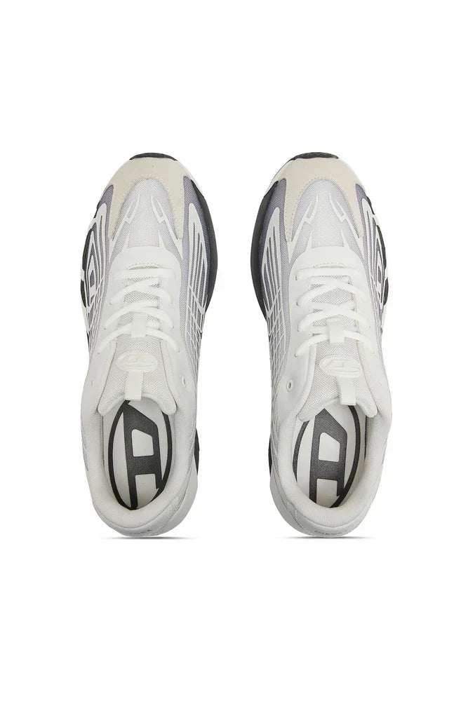 D-Vit-Sneakers in striped dégradé mesh