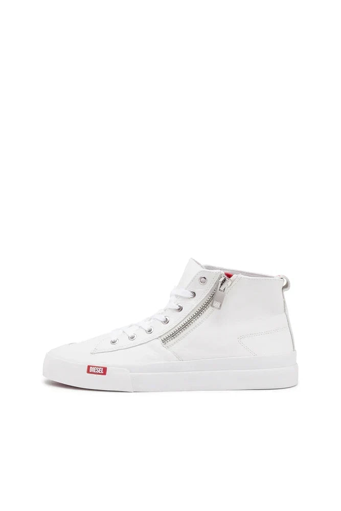 S-Athos Zip - High-top sneakers in premium leather