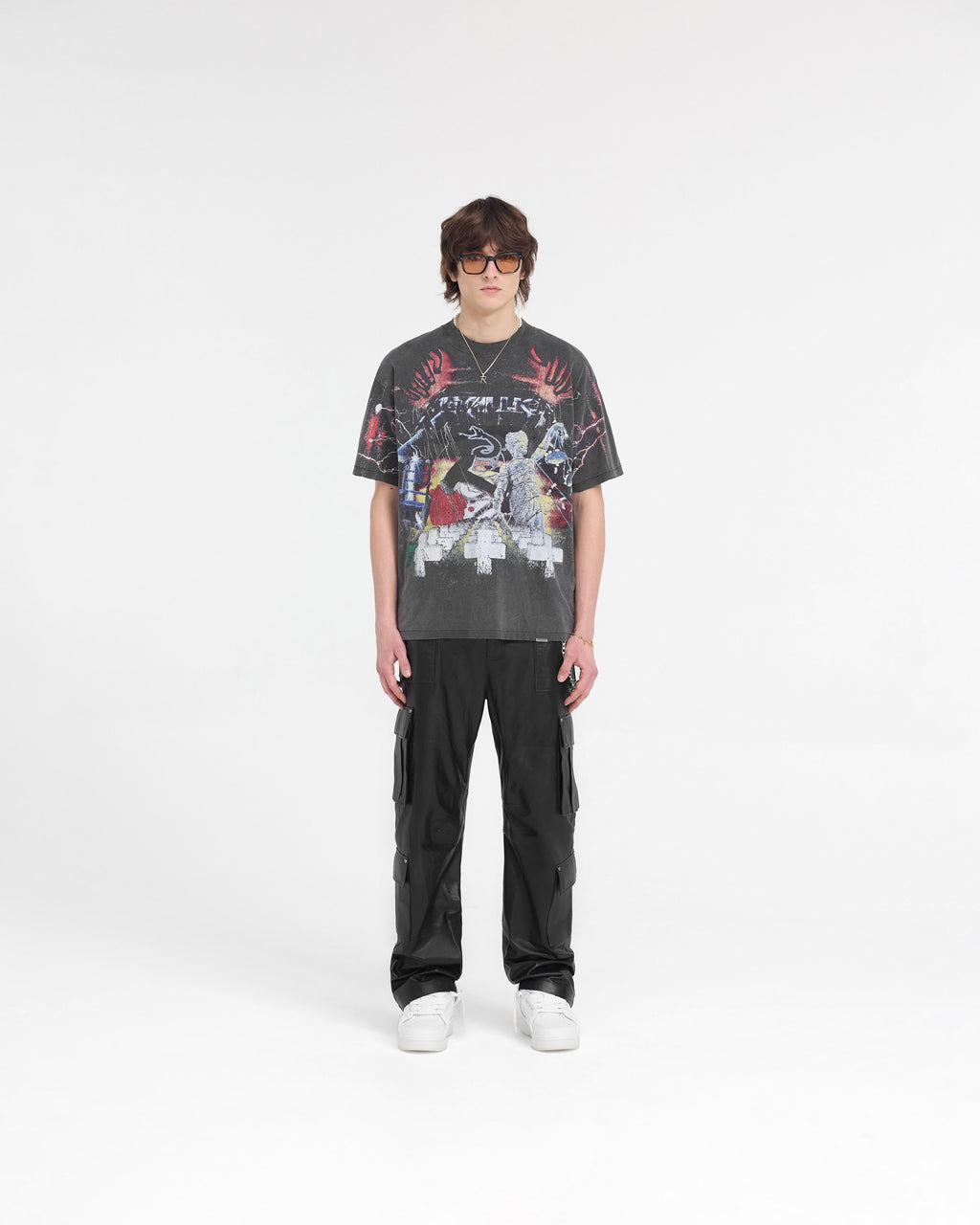 Represent X Metallica Master Of Puppets T-Shirt - Vintage Grey