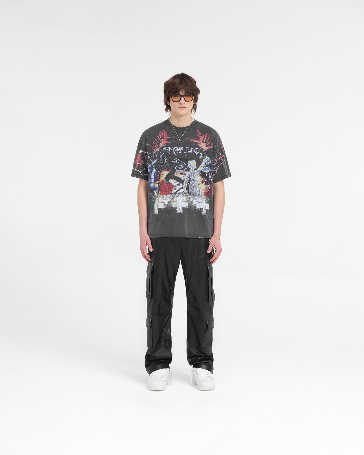 Represent X Metallica Master Of Puppets T-Shirt - Vintage Grey