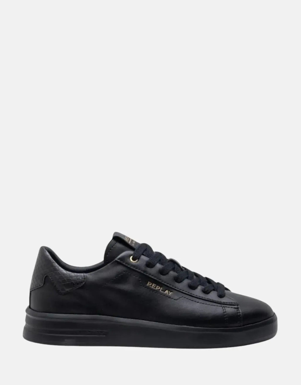 Replay University M Snake Black Sneakers