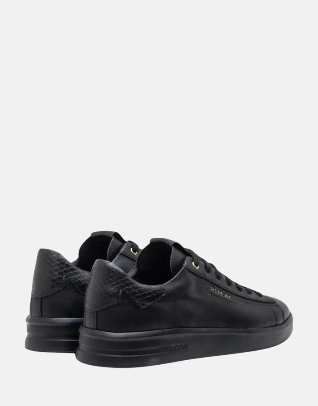 Replay University M Snake Black Sneakers