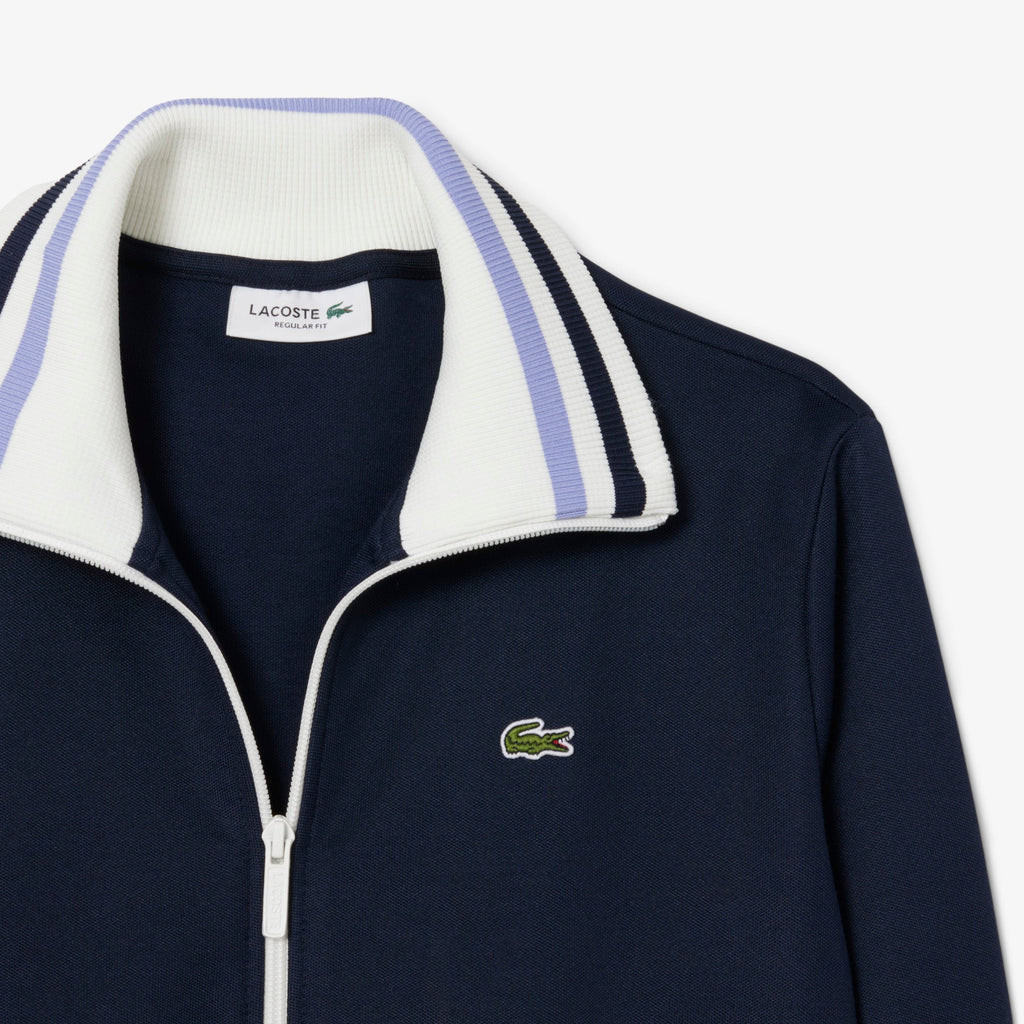 Lacoste Zipped Stripe Accent Sweatshirt - view 6