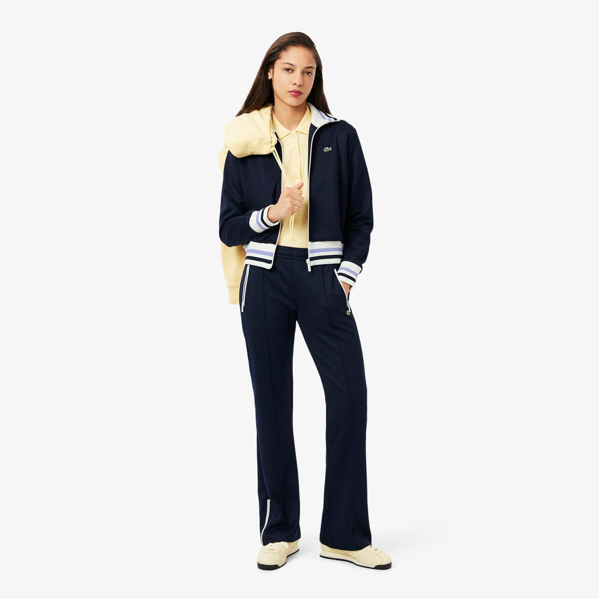 Lacoste Zipped Stripe Accent Sweatshirt - view 2