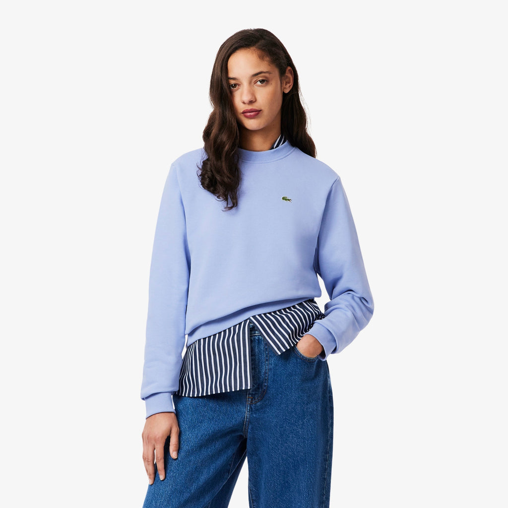 Lacoste Relaxed Fit Fleece Crew Neck Sweatshirt