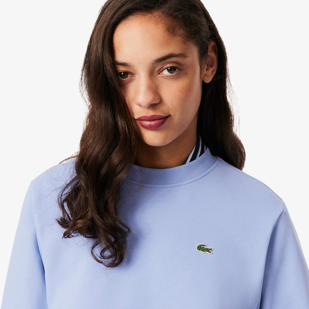 Lacoste Relaxed Fit Fleece Crew Neck Sweatshirt - view 3