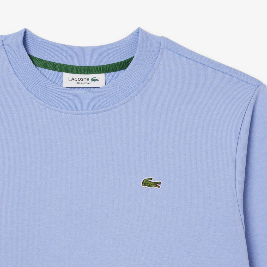 Lacoste Relaxed Fit Fleece Crew Neck Sweatshirt - view 6