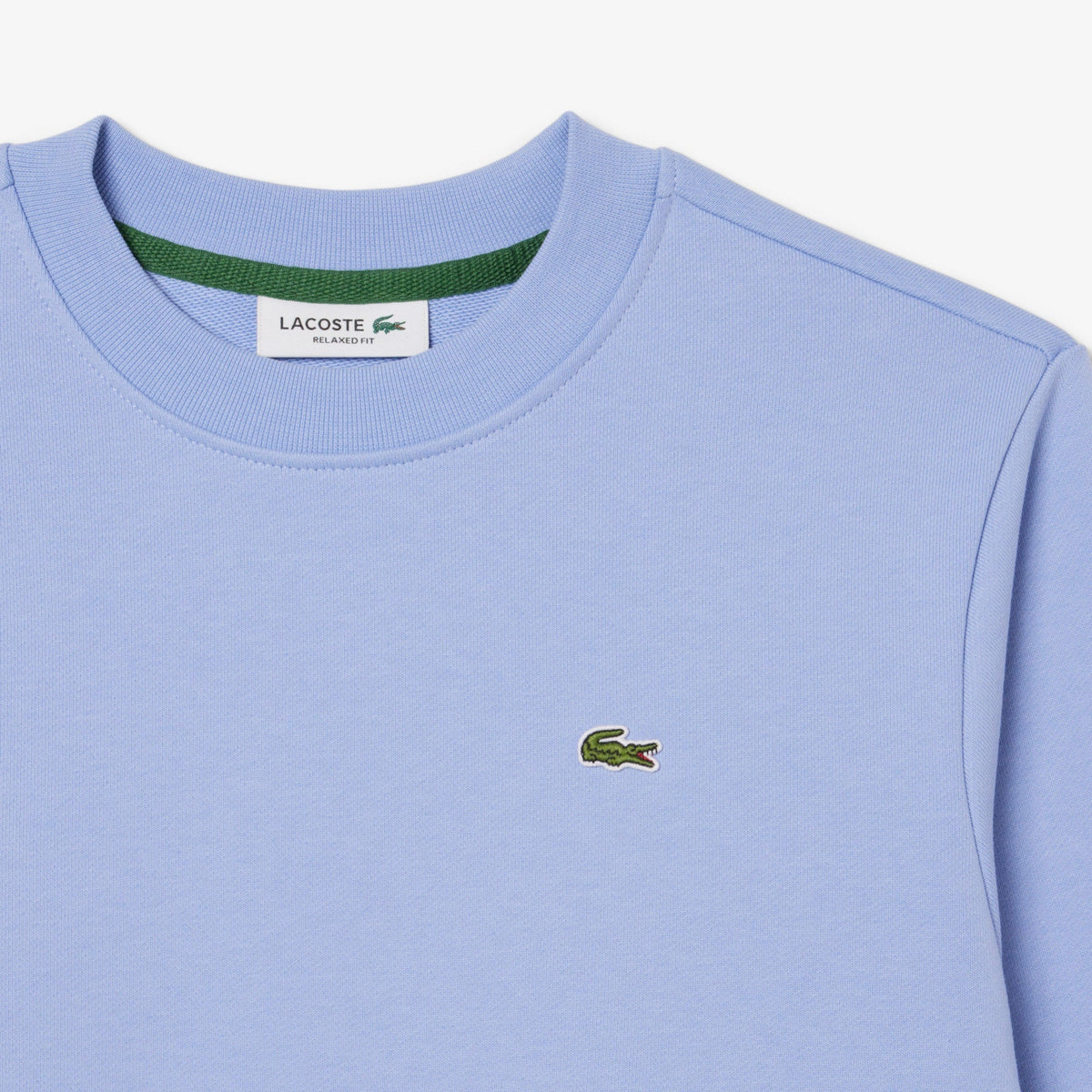 Lacoste Relaxed Fit Fleece Crew Neck Sweatshirt - view 6