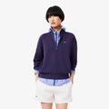 Lacoste High Neck Zipped Piqué Sweatshirt