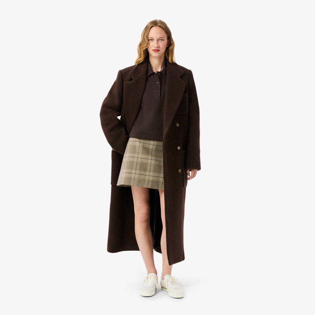 Lacoste Oversized Fleece Polo Collar Sweatshirt - view 2