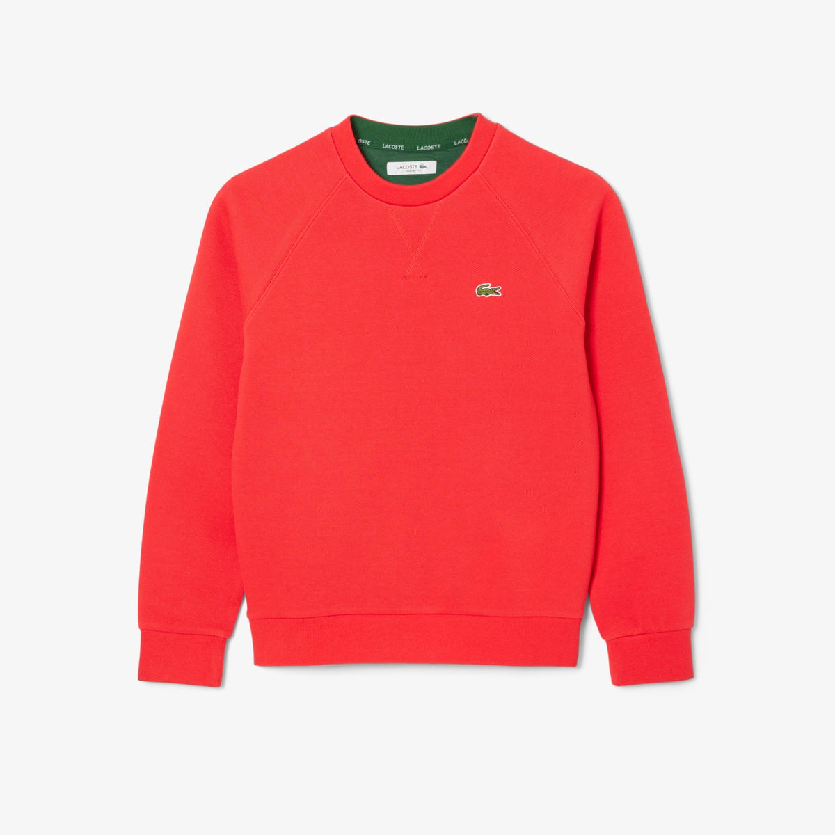 Lacoste Crew Neck Piqué Sweatshirt