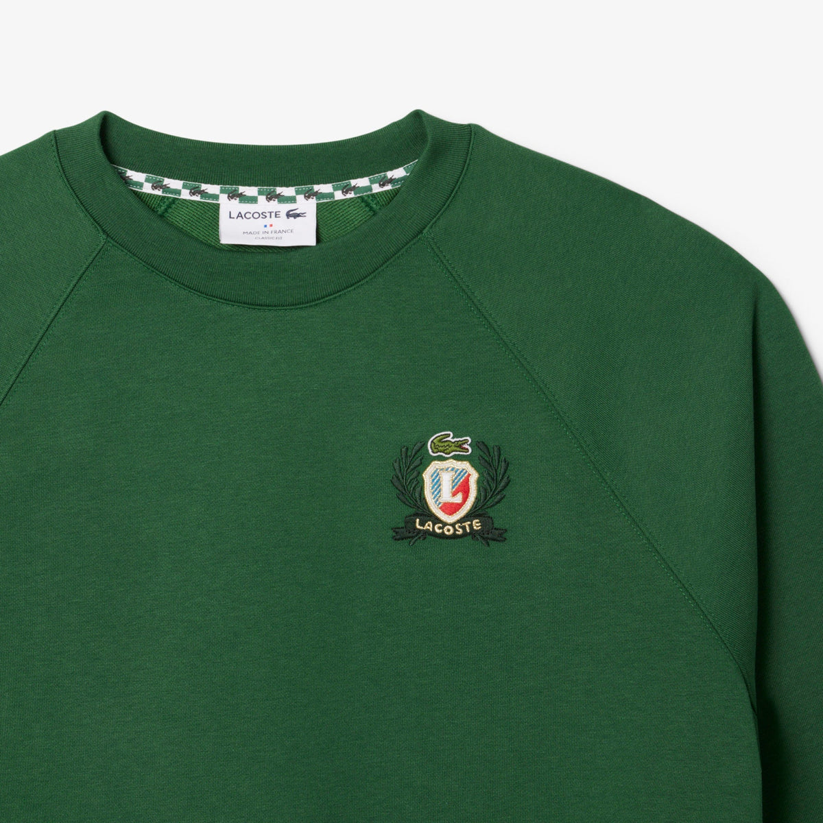 Lacoste French Made Embroidered Shield Sweatshirt - view 2