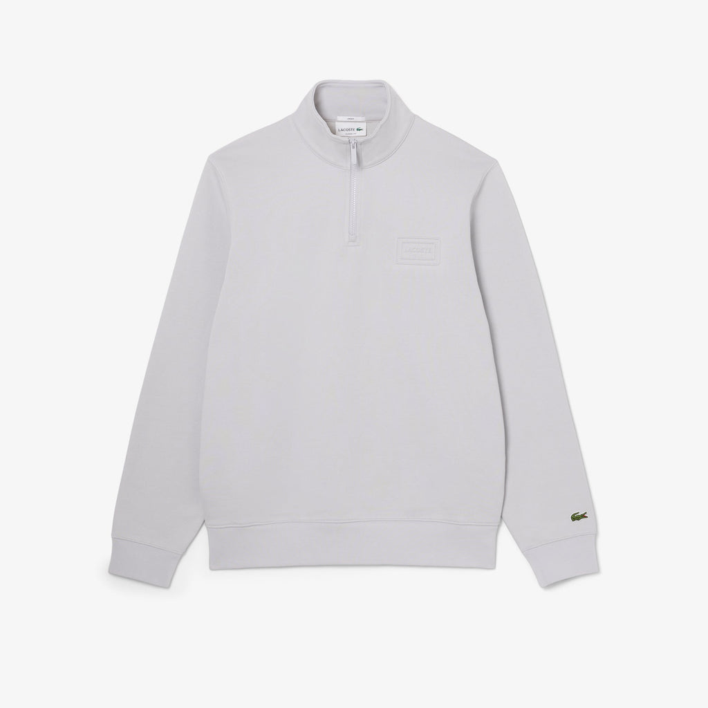 Lacoste High Neck Embossed Zipped Sweatshirt - view 5