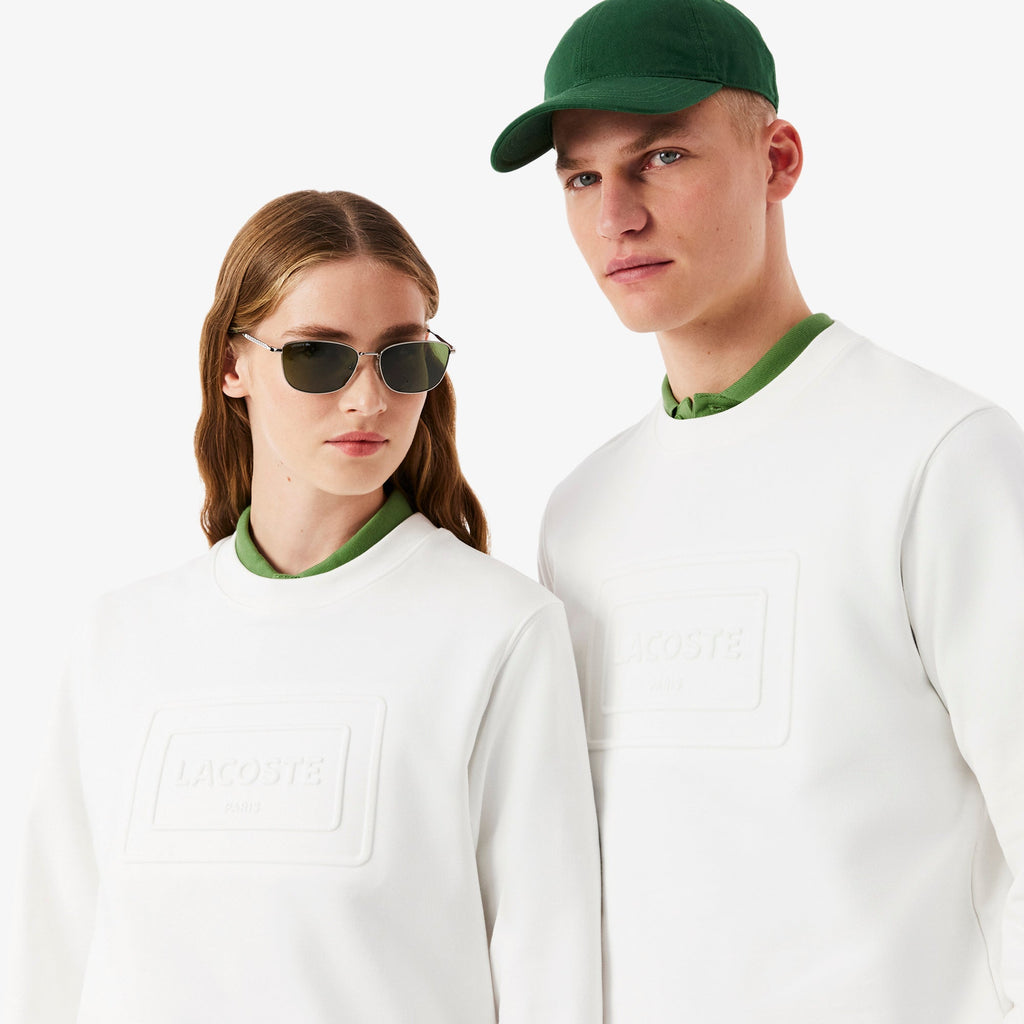 Lacoste Embossed Fleece Sweatshirt - view 2