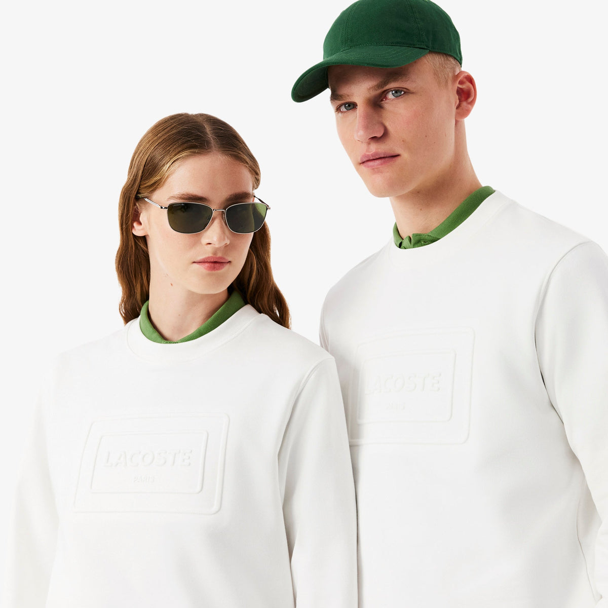 Lacoste Embossed Fleece Sweatshirt - view 2