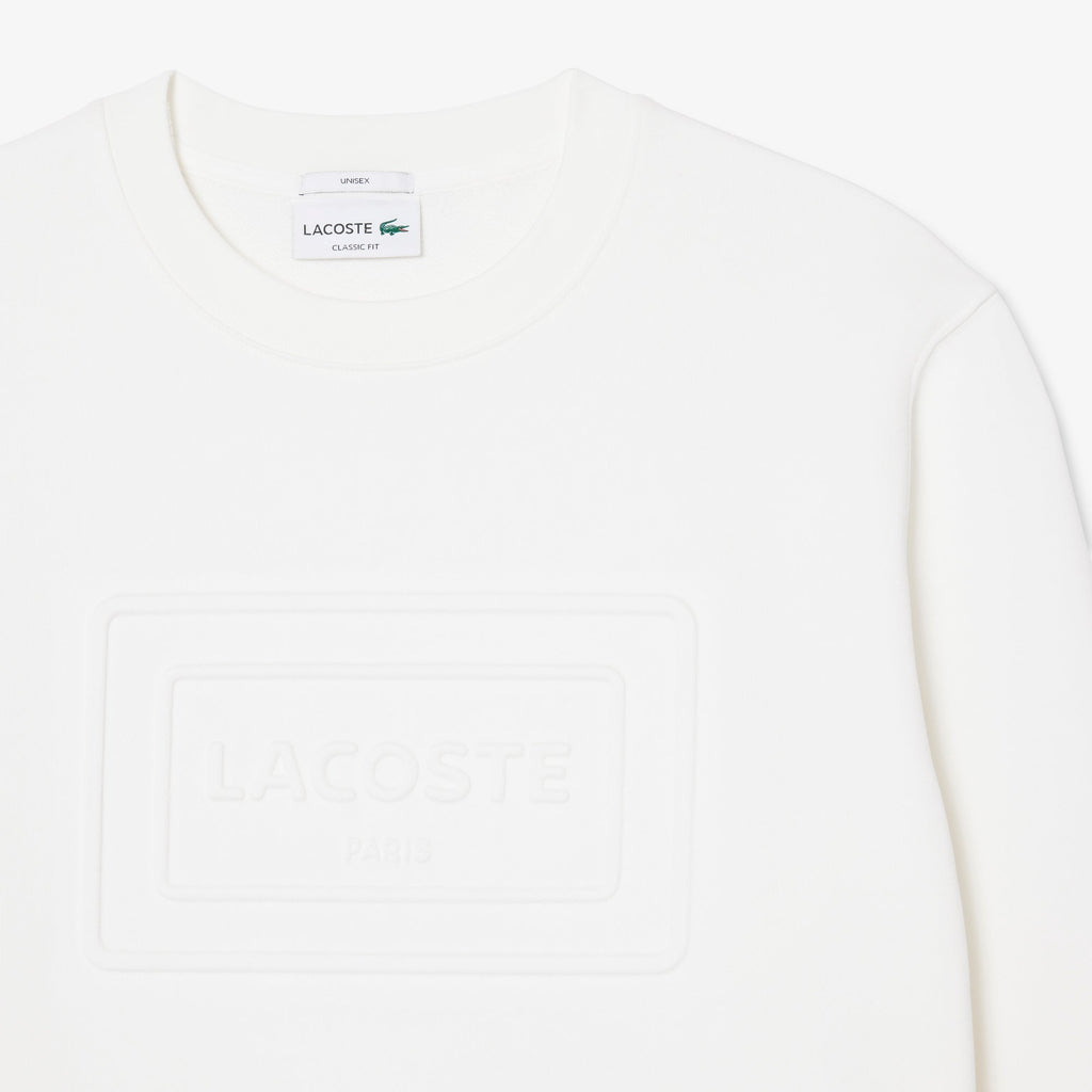 Lacoste Embossed Fleece Sweatshirt - view 6