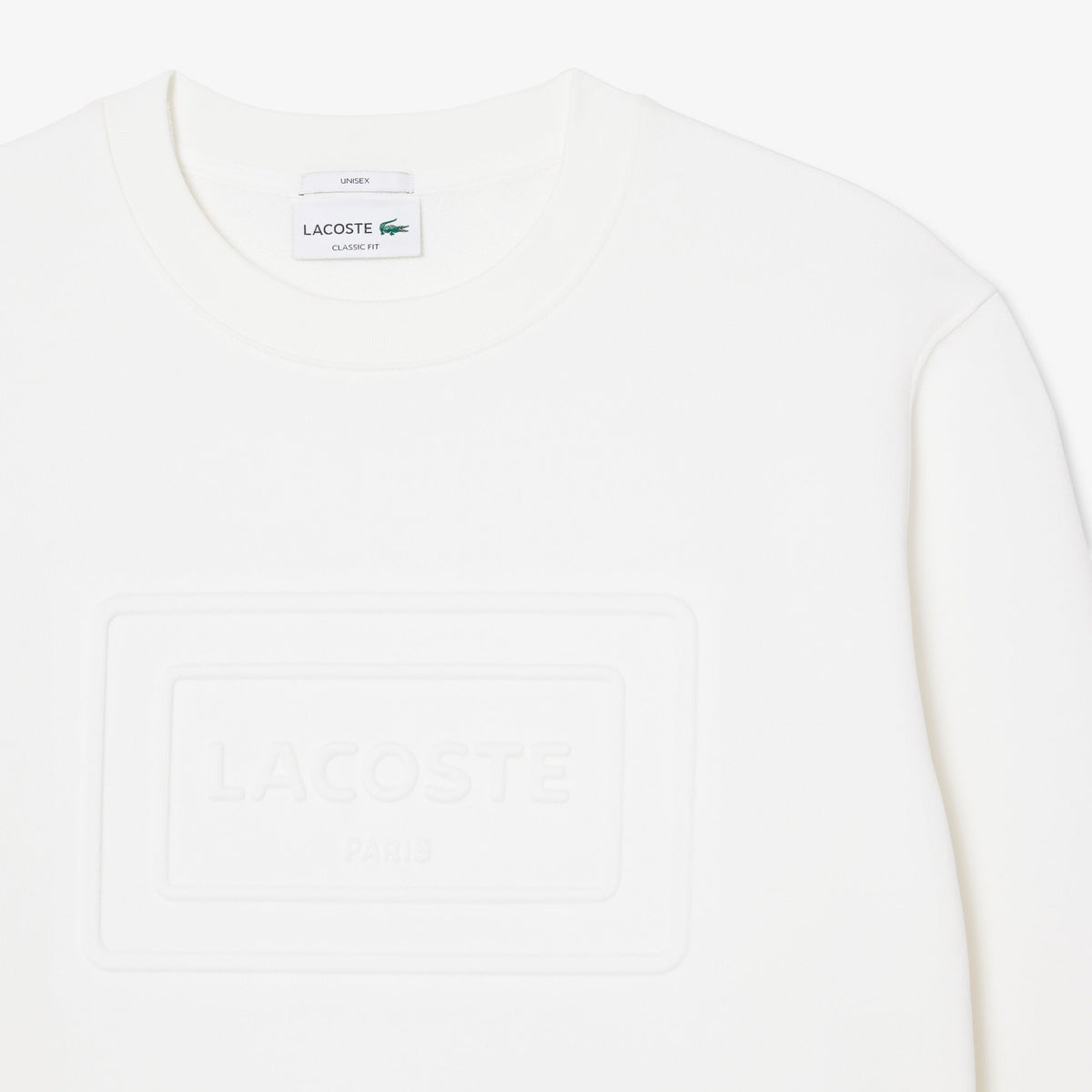 Lacoste Embossed Fleece Sweatshirt - view 6