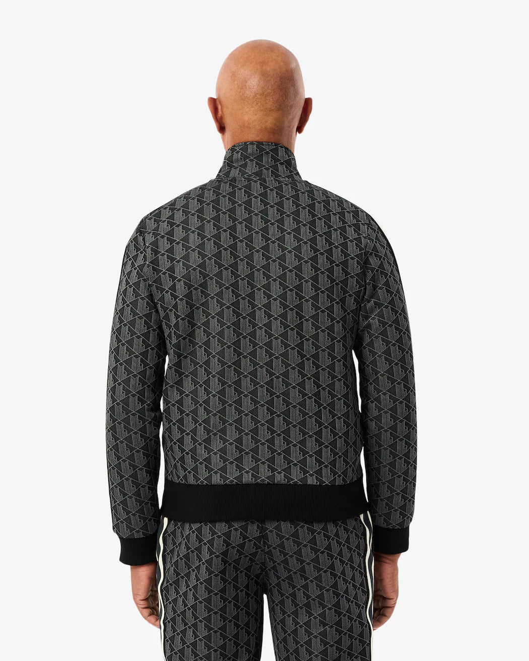 Lacoste Paris Zip-Up Jacquard Track Jacket