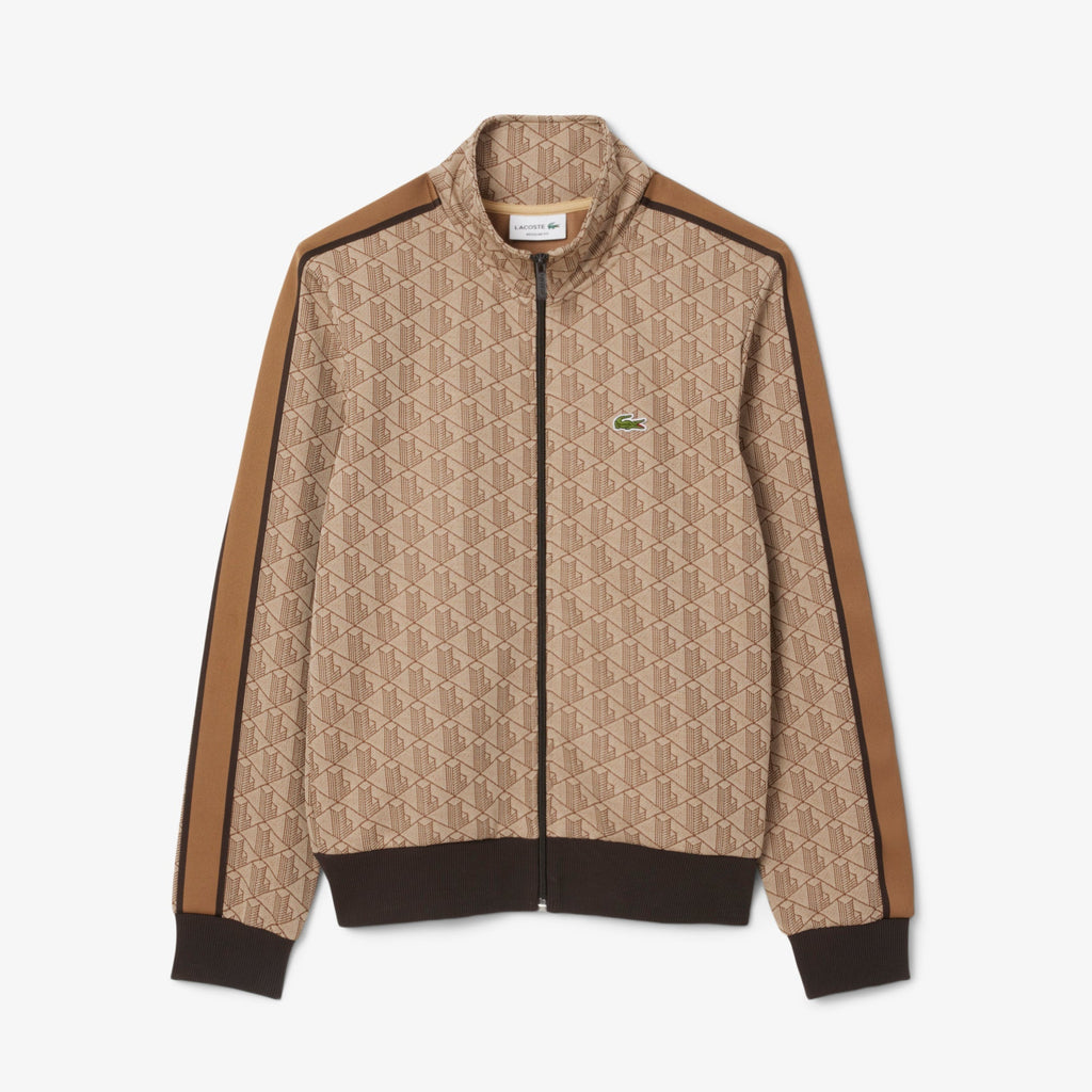 Lacoste Paris Zip-Up Jacquard Track Jacket