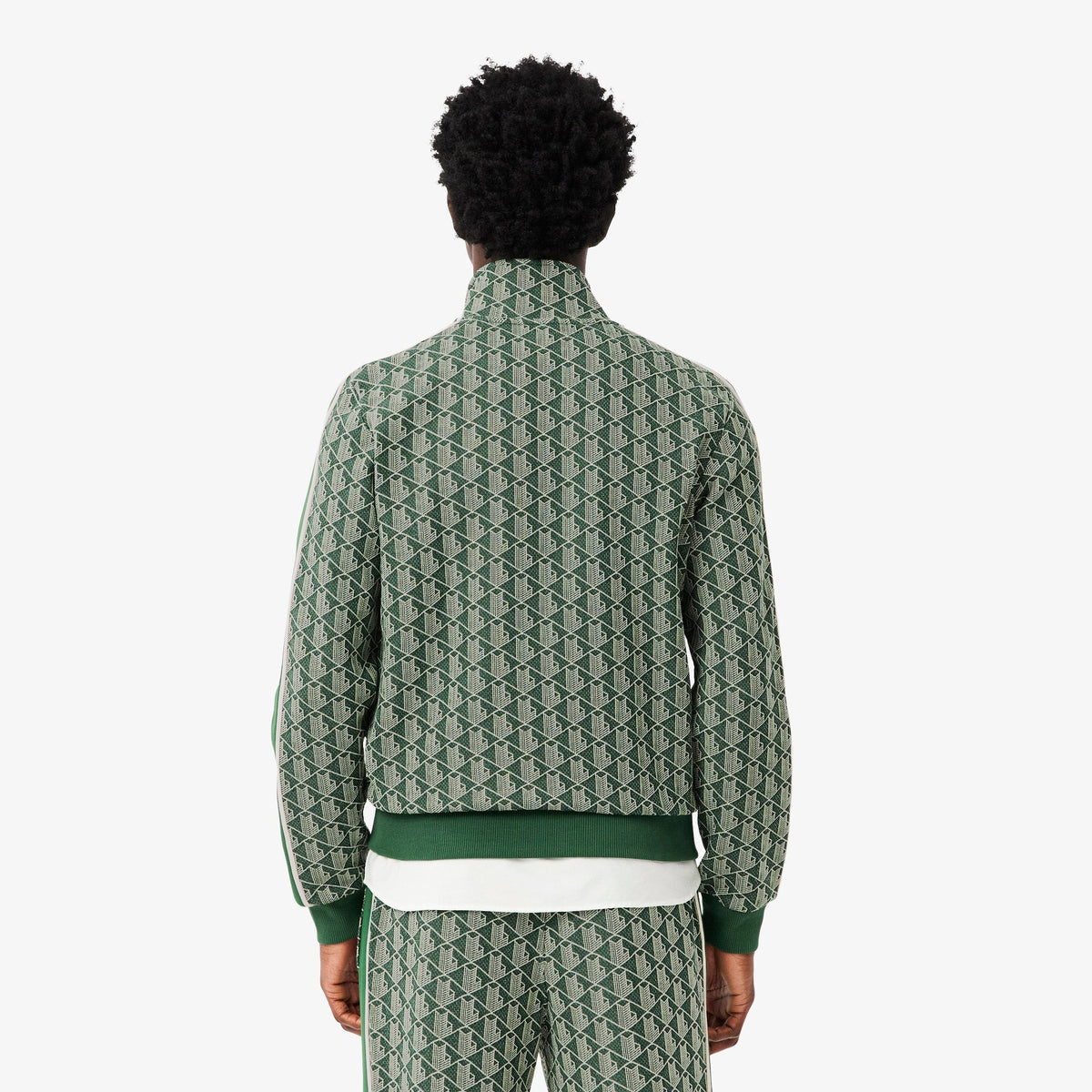 Lacoste Paris Zip-Up Jacquard Track Jacket - view 7