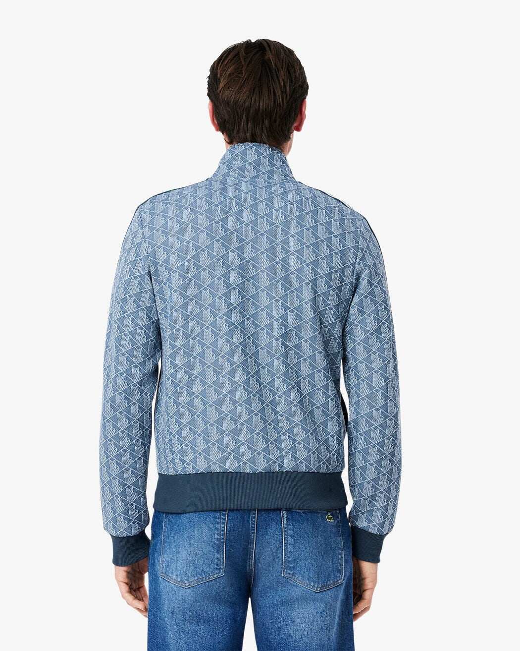 Lacoste Paris Zip-Up Jacquard Track Jacket