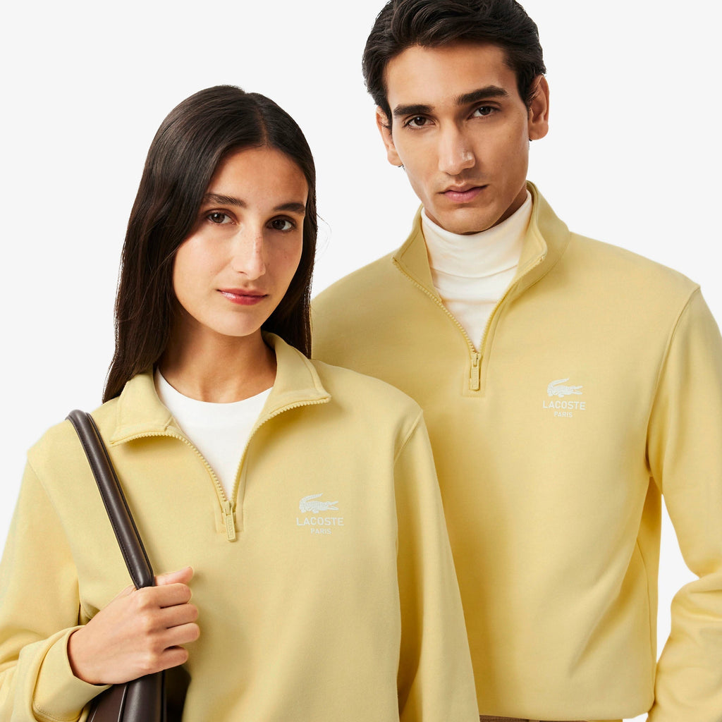 Lacoste High Neck Zip-Up Print Sweatshirt - view 2