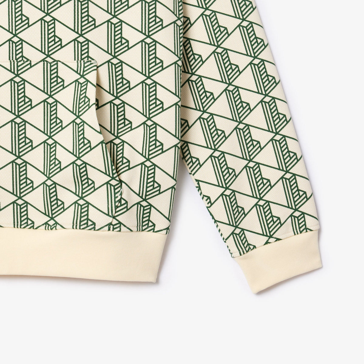Lacoste Monogram Fleece Hoodie - view 2