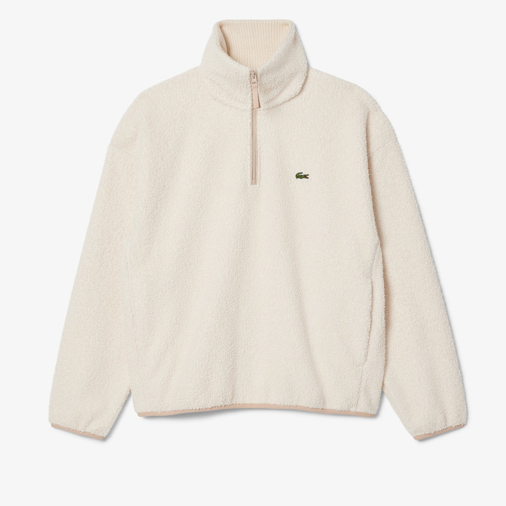 Lacoste High Zipped Neck Polar Fleece Sweatshirt - view 5