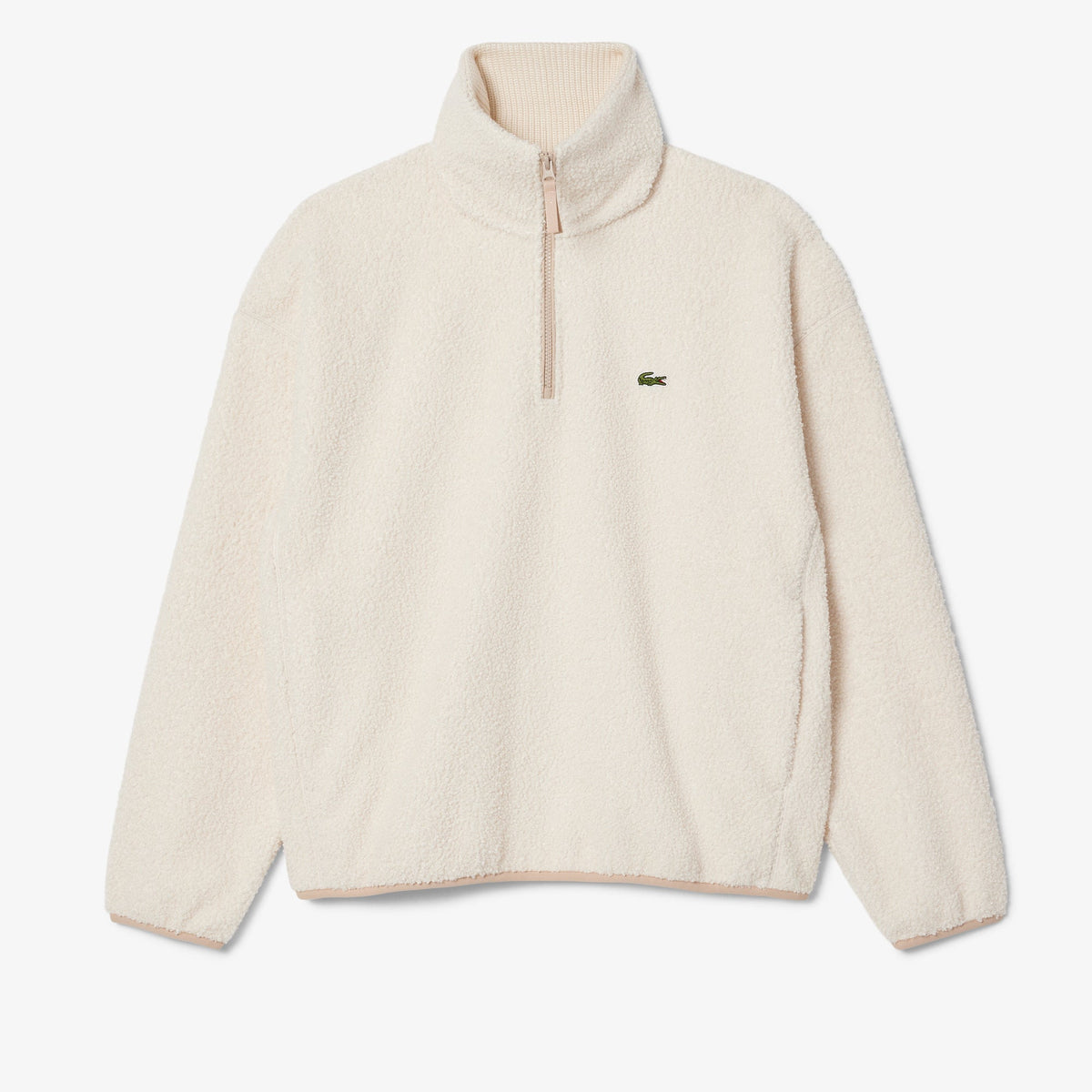 Lacoste High Zipped Neck Polar Fleece Sweatshirt - view 5