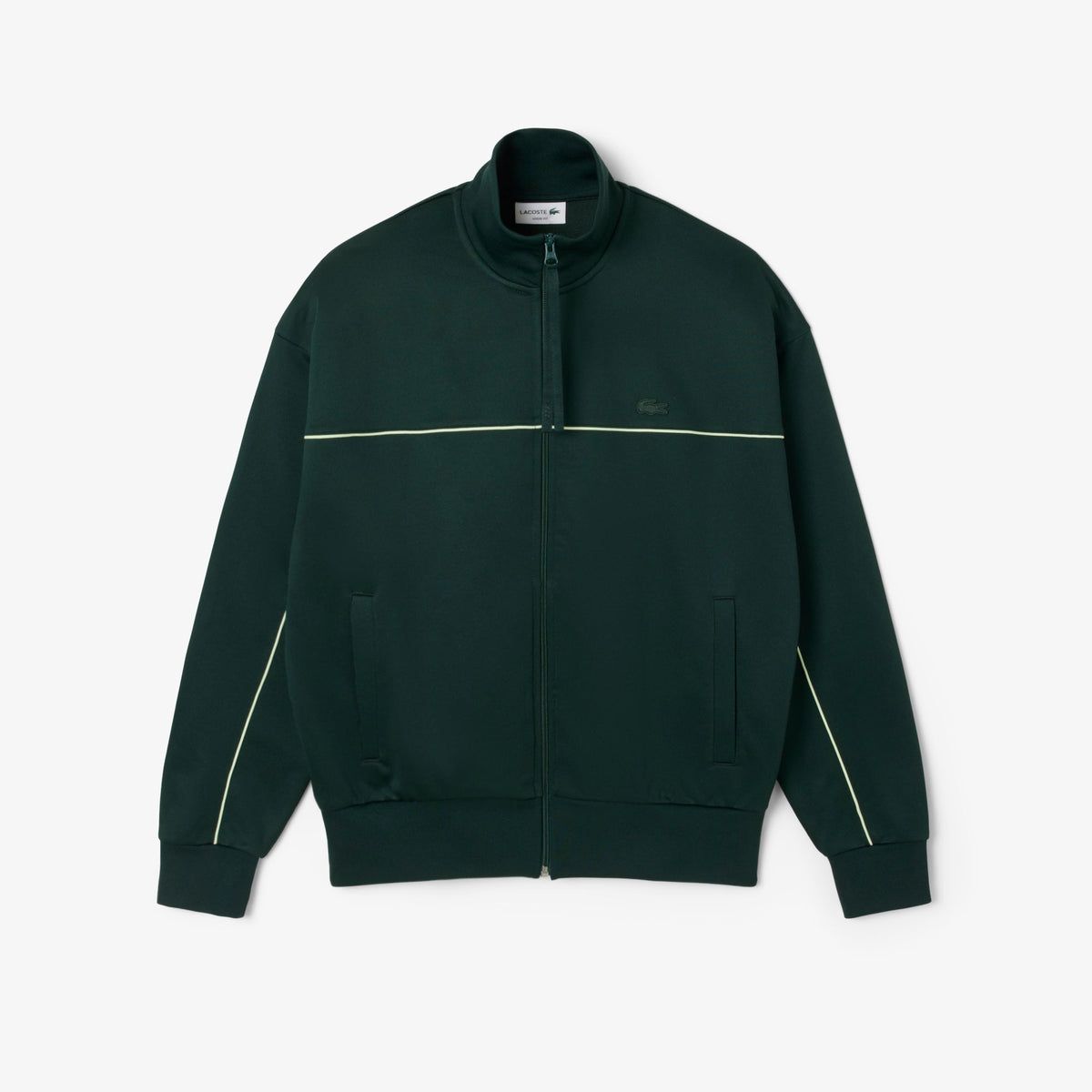 Lacoste Satin Effect Zipped Fleece Sweatshirt - view 2