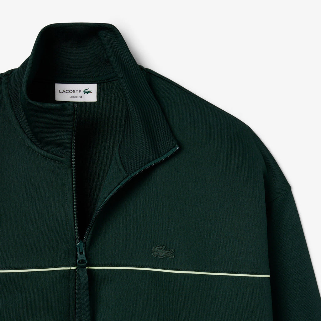 Lacoste Satin Effect Zipped Fleece Sweatshirt - view 3