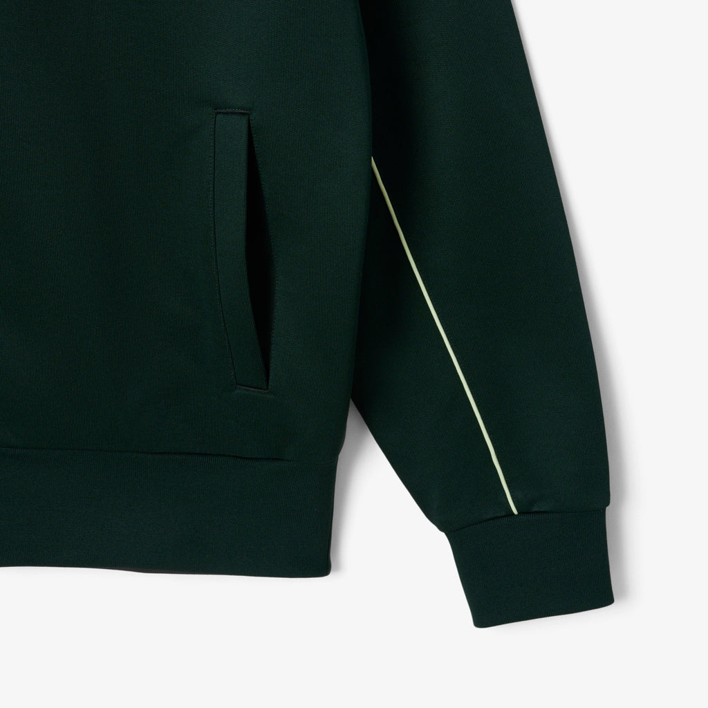 Lacoste Satin Effect Zipped Fleece Sweatshirt - view 4