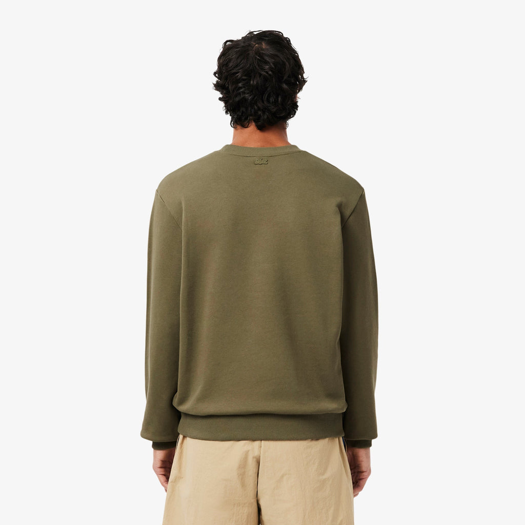Lacoste Embroidered Motif Fleece Sweatshirt - view 4