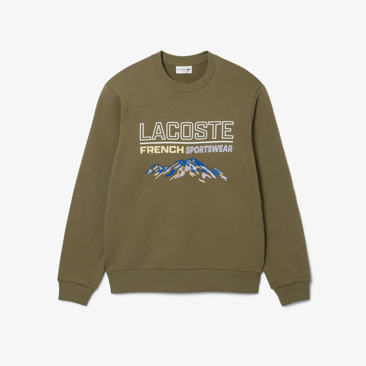 Lacoste Embroidered Motif Fleece Sweatshirt - view 5