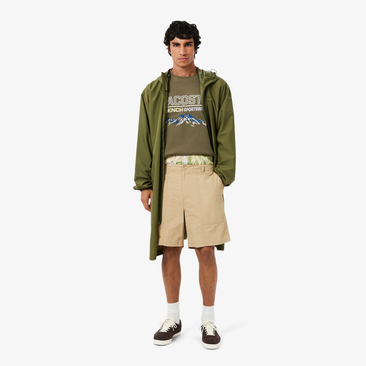 Lacoste Embroidered Motif Fleece Sweatshirt - view 2