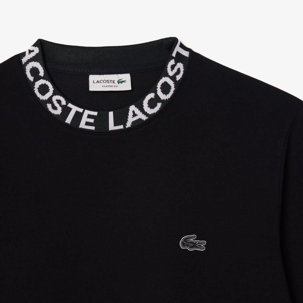 Lacoste Graphic Jacquard Crew Neck Sweatshirt - view 2