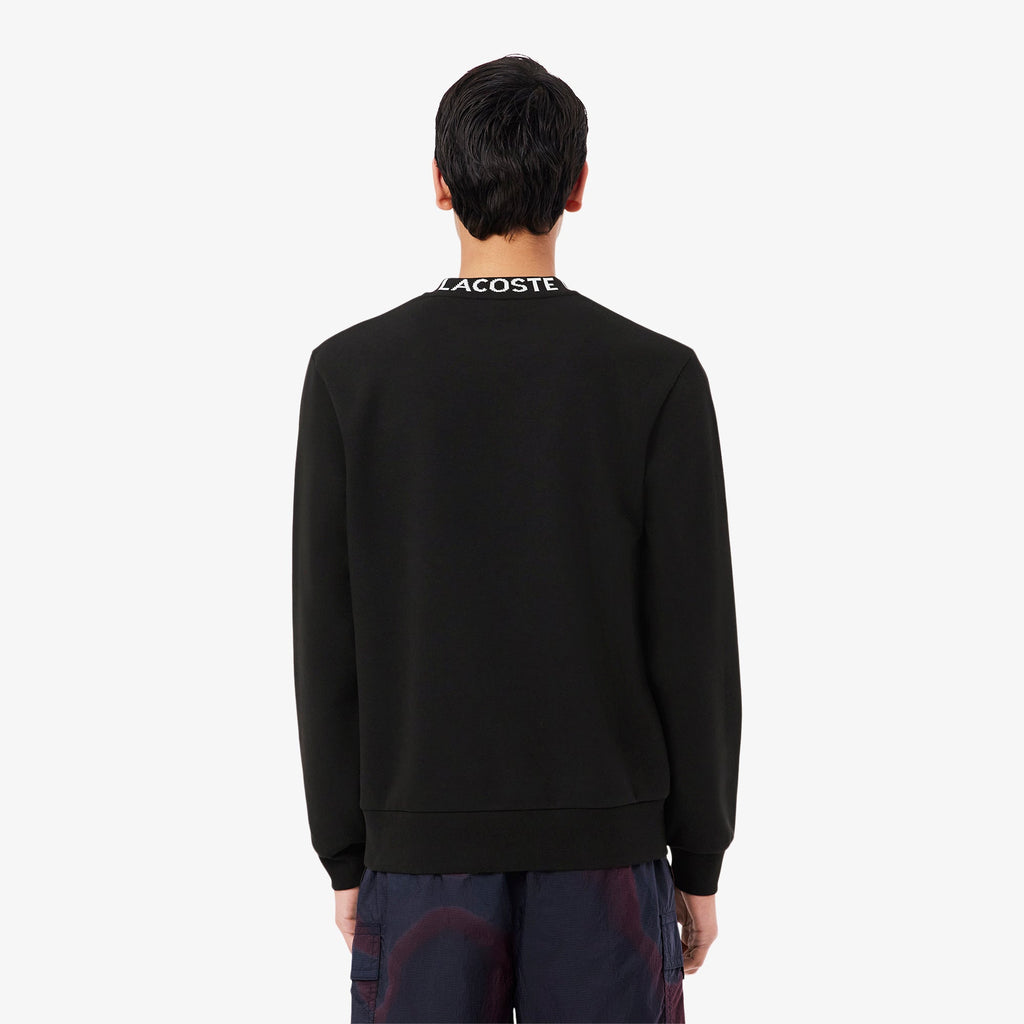 Lacoste Jacquard Branded Jersey Sweatshirt - view 4