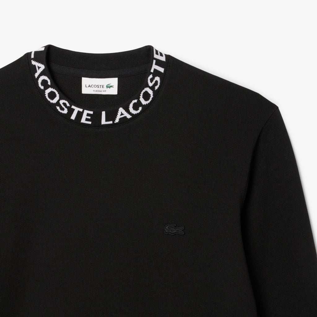 Lacoste Jacquard Branded Jersey Sweatshirt - view 6