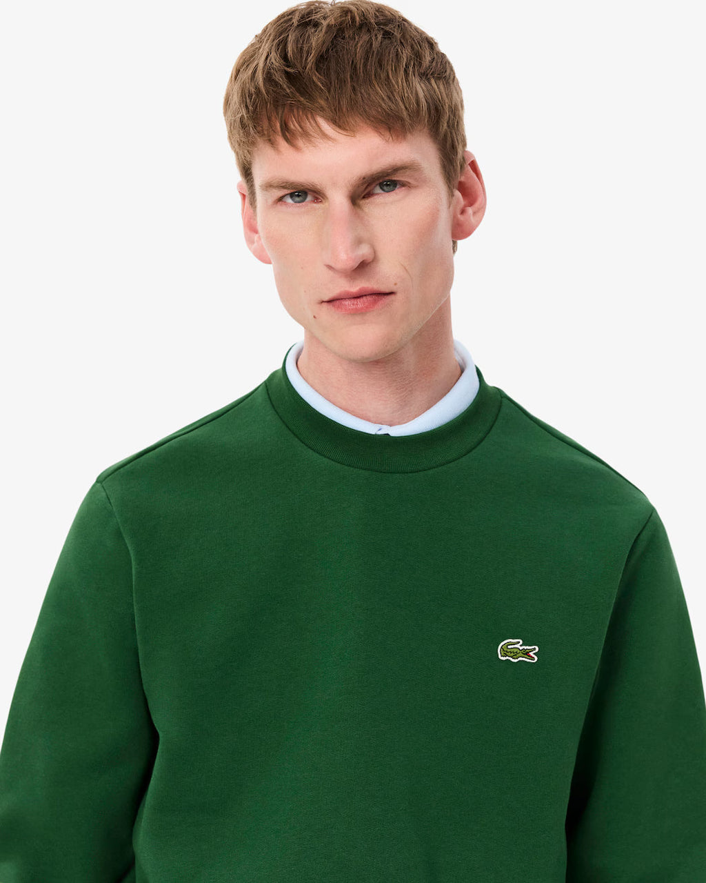 Lacoste Fleece Crew Neck Sweatshirt