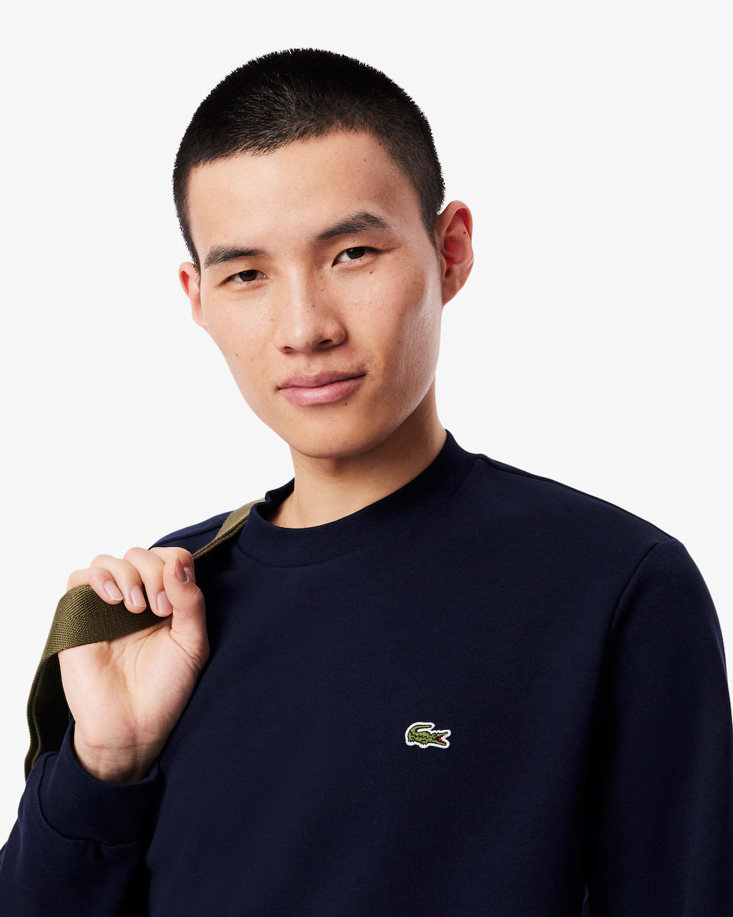 Lacoste Fleece Crew Neck Sweatshirt